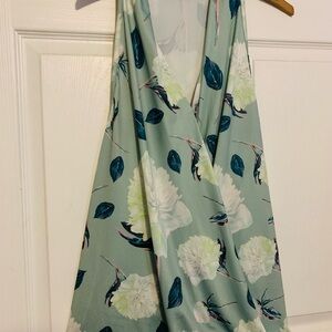 LoveU.Dear Floral Wrap Top